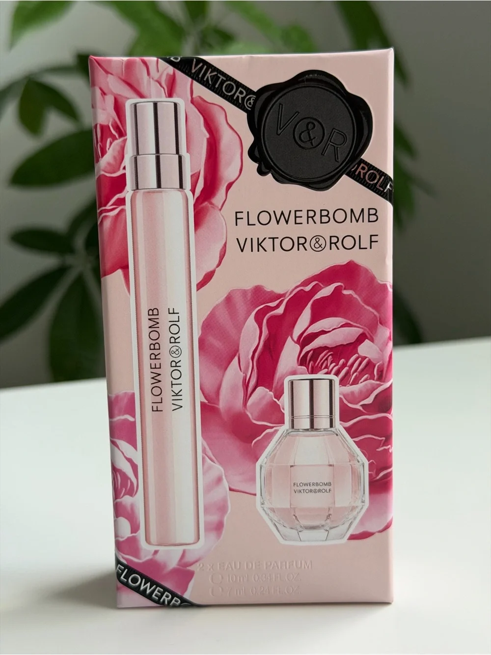 Viktor&Rolf Flowerbomb EDP Gift Set 10ml Travel Spray + 7ml Mini NIB